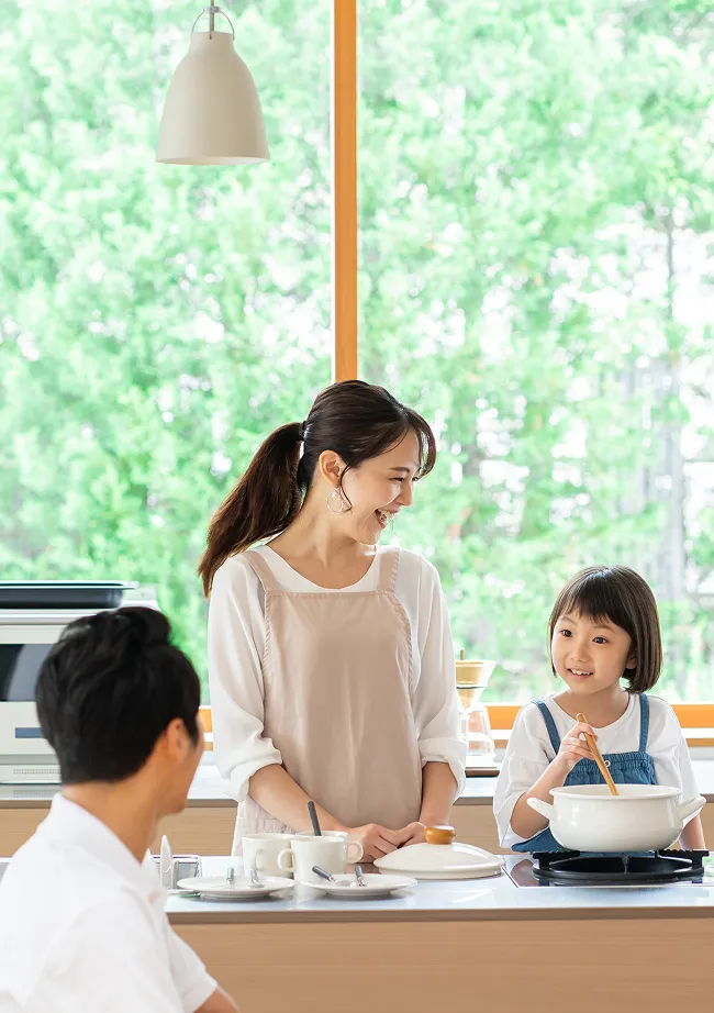 家づくりを考える家族